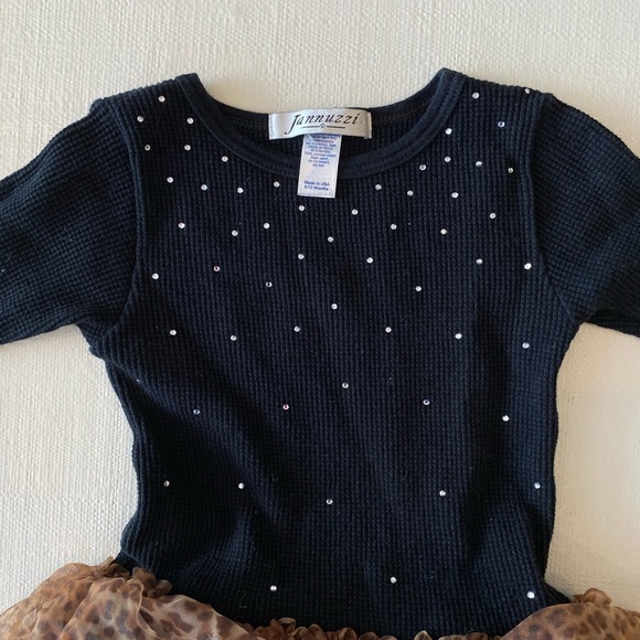 Black studded and leopard dress - Picture 6 of 7